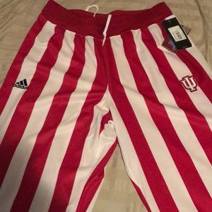 Indiana Hoosiers candy stripe pants
